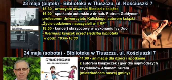 Zapraszamy na 29. Biesiady z książką